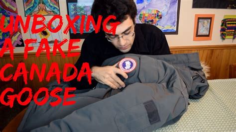 unboxing fake canada goose